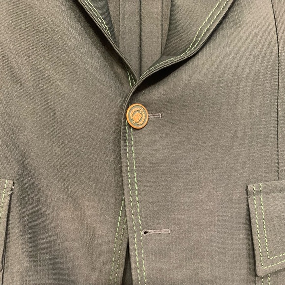 Vintage JCPenney Emerald Green Men’s Suit. 3190 - Picture 4 of 15